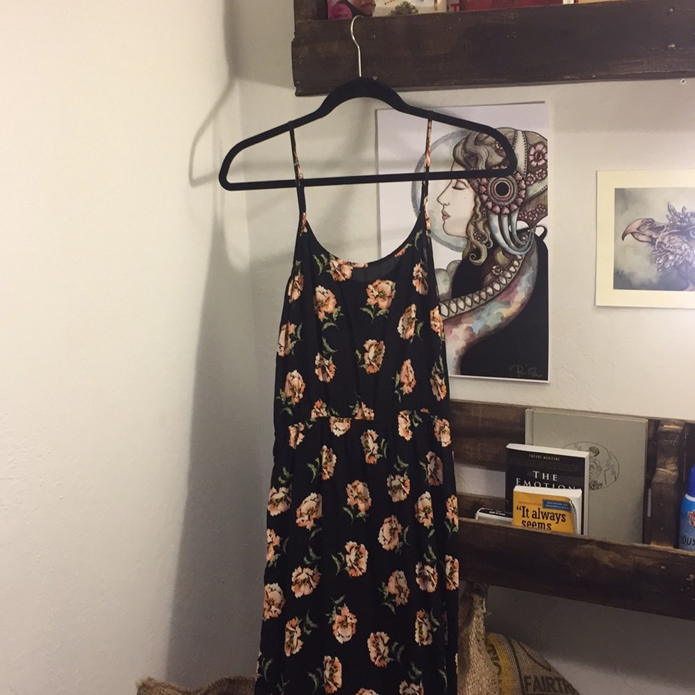 Spaghetti strap maxi dress